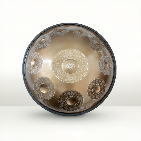 ELYSIUM handpan Ré mineur 9 notes acier nitruré – Resonance Handpan