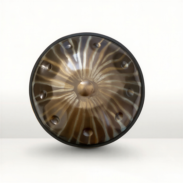 ELYSIUM handpan Kurd Ré mineur 9 notes – Resonance Handpan