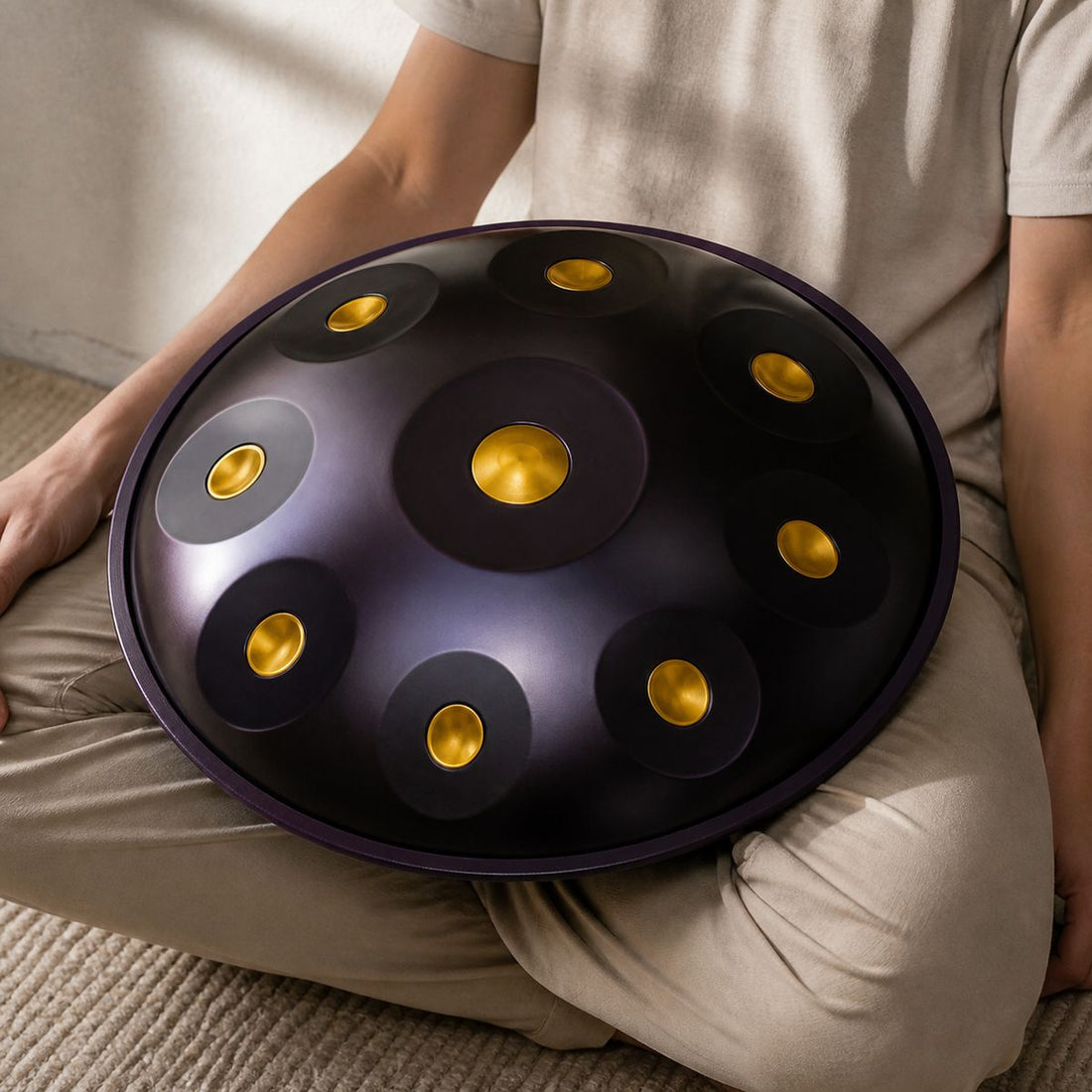 Handpan King Kurd oder Keltisch D-Moll 9–12 Noten