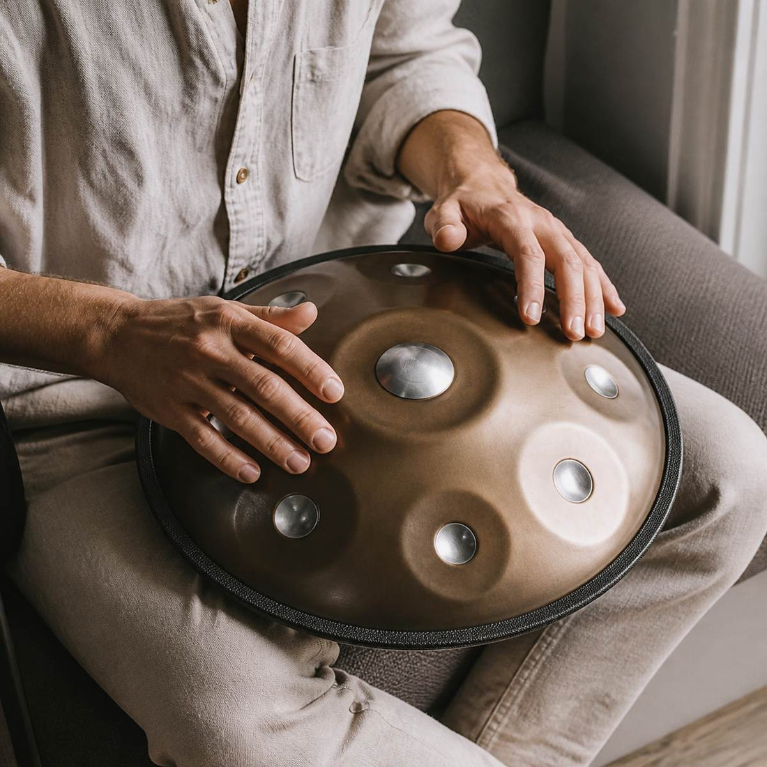 Mini-Handpan G-Moll 9 Noten