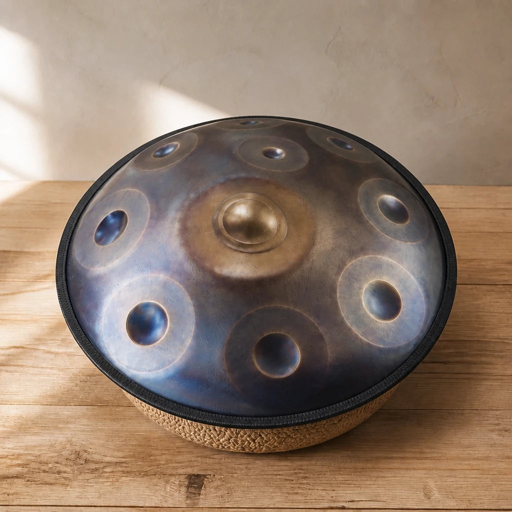 Handpan Galaxy Kurd D-Moll 10 Noten – Violett-Verlauf