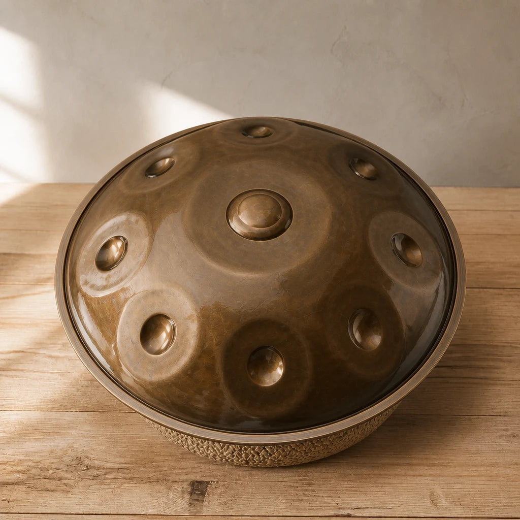 Handpan Palm-Zen F Kurd 9 Noten – handgestimmt