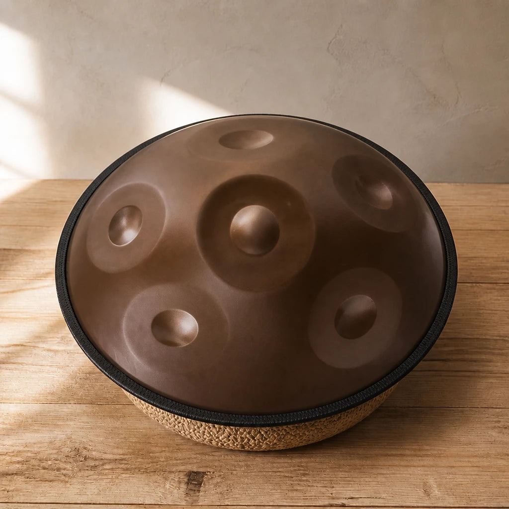 Mini Handpan 6 Notes - Bronze, Nitrided Steel