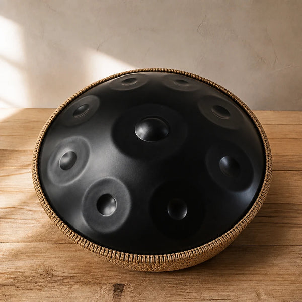 Handpan Kurd D-Moll 9–12 Noten – nitrierter Stahl