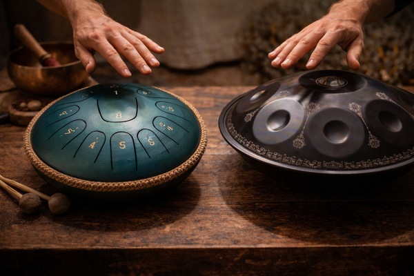 Tongue Drum oder Handpan: Was sind die Unterschiede und welches Instrument soll man wählen?