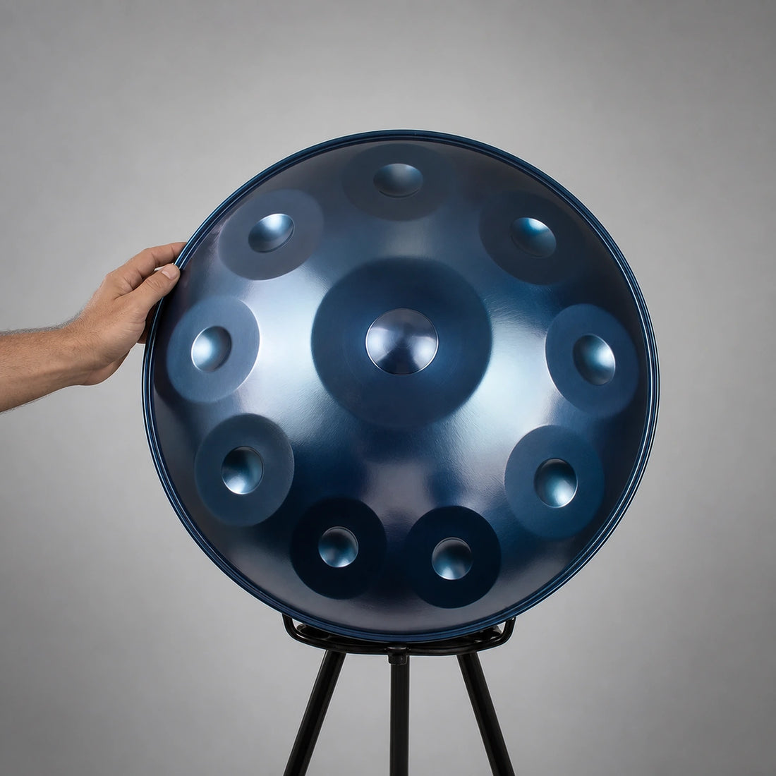 Handpan Kurd D-Moll 9–12 Noten – Edelstahl