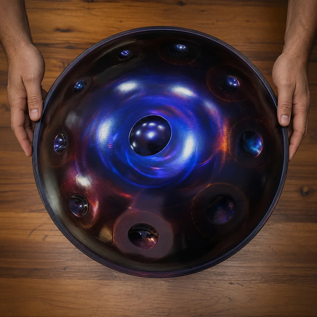 Handpan Kurd & Keltisch D-Moll 10 Noten – Edelstahl