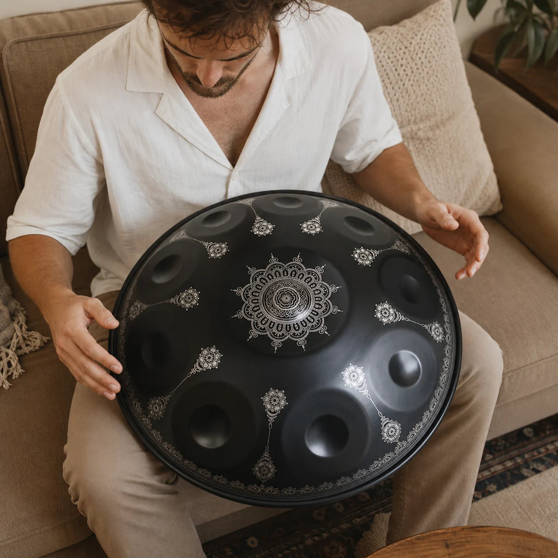 Handpan D-Moll 9–12 Noten – Premium-Stahl