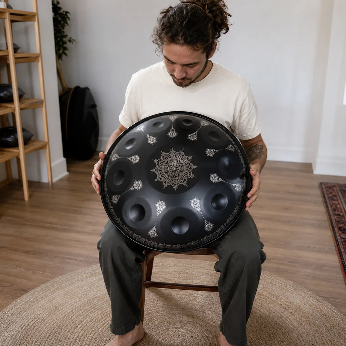 Handpan D-Moll 9–12 Noten – Premium-Stahl