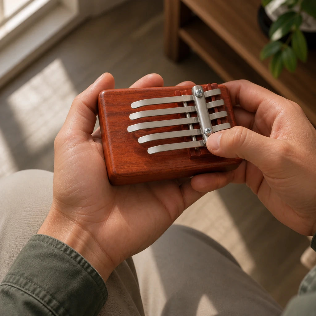 Sanza 5 Tasten - Traditionell - Kalimba - 02 Anwendung