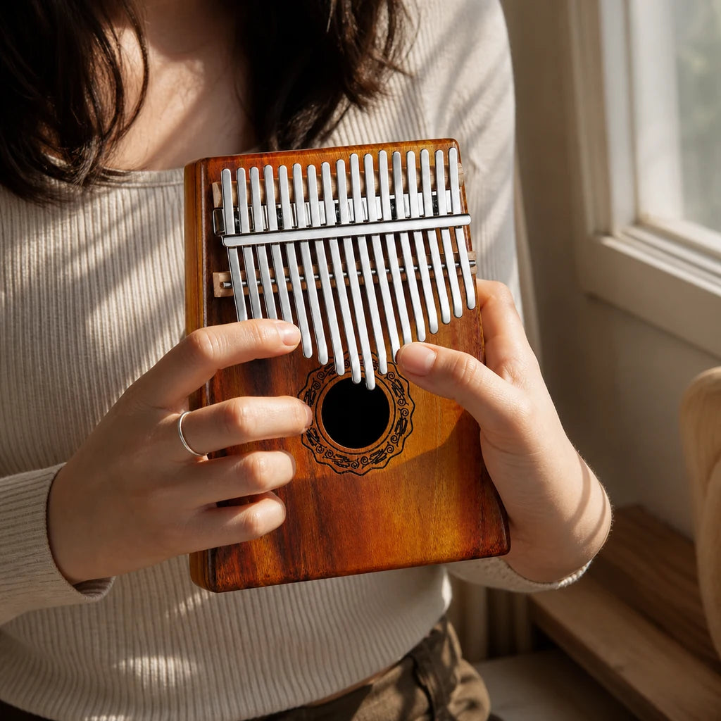 Sanza 17 Tasten - Akazienholz, Senza - Kalimba - 02 Anwendung