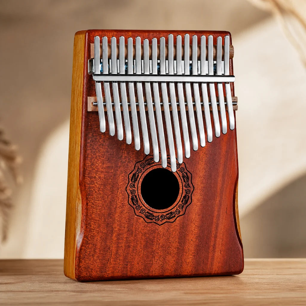 Sanza 17 Tasten - Akazienholz, Senza - Kalimba - Variante 2 - Hauptansicht