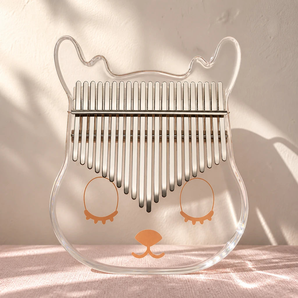 Kalimba 17 oder 21 Tasten - Acryl, Transparent - Variante 2 - Hauptansicht