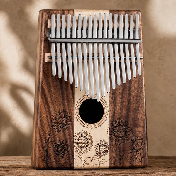 Kalimba 17 Tasten - Akazienholz, Mbira Style - 01 Hauptansicht