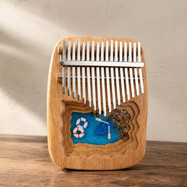 Mbira 17 Tasten - Mahagoni, Afrika-Edition - Kalimba - 01 Hauptansicht