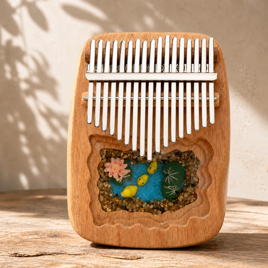 Mbira 17 Tasten - Mahagoni, Afrika-Edition - Kalimba - Variante 2 - Hauptansicht
