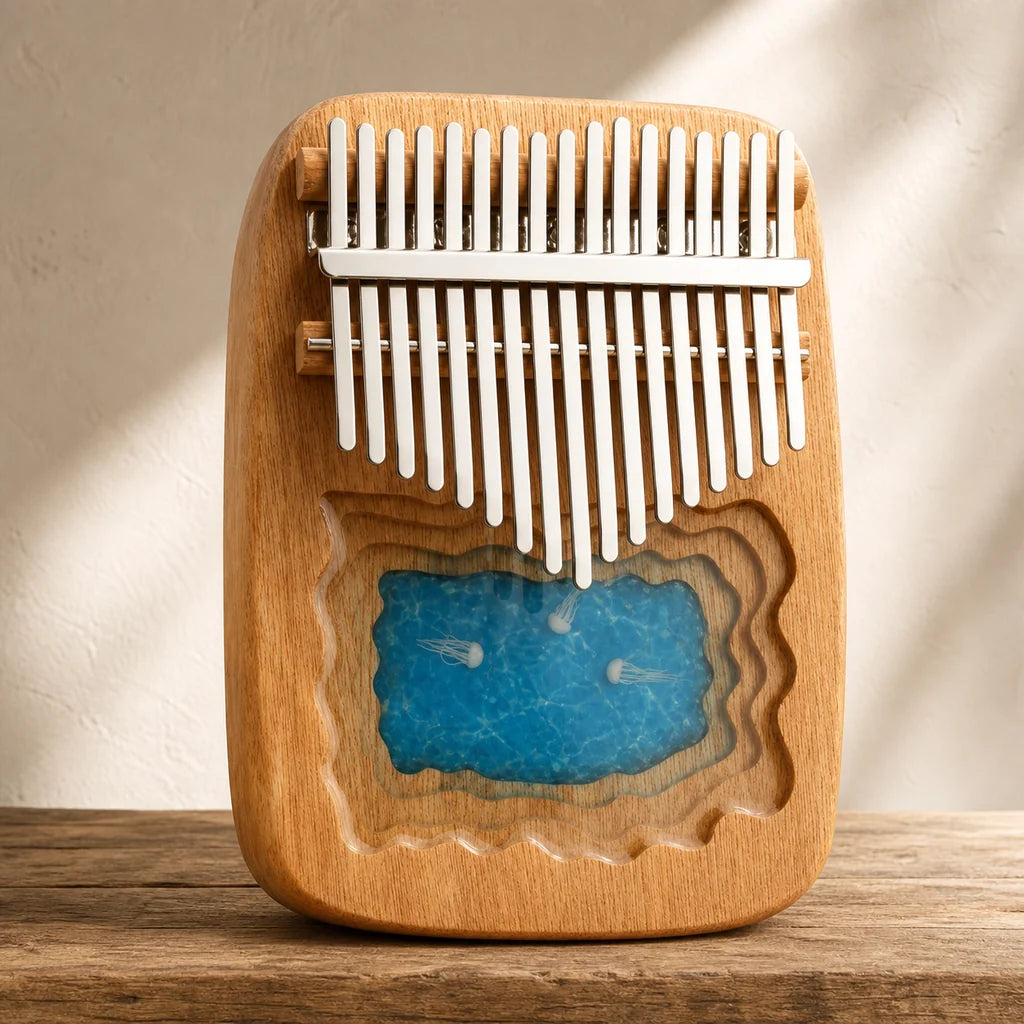 Mbira 17 Tasten - Mahagoni, Afrika-Edition - Kalimba - Variante 3 - Hauptansicht