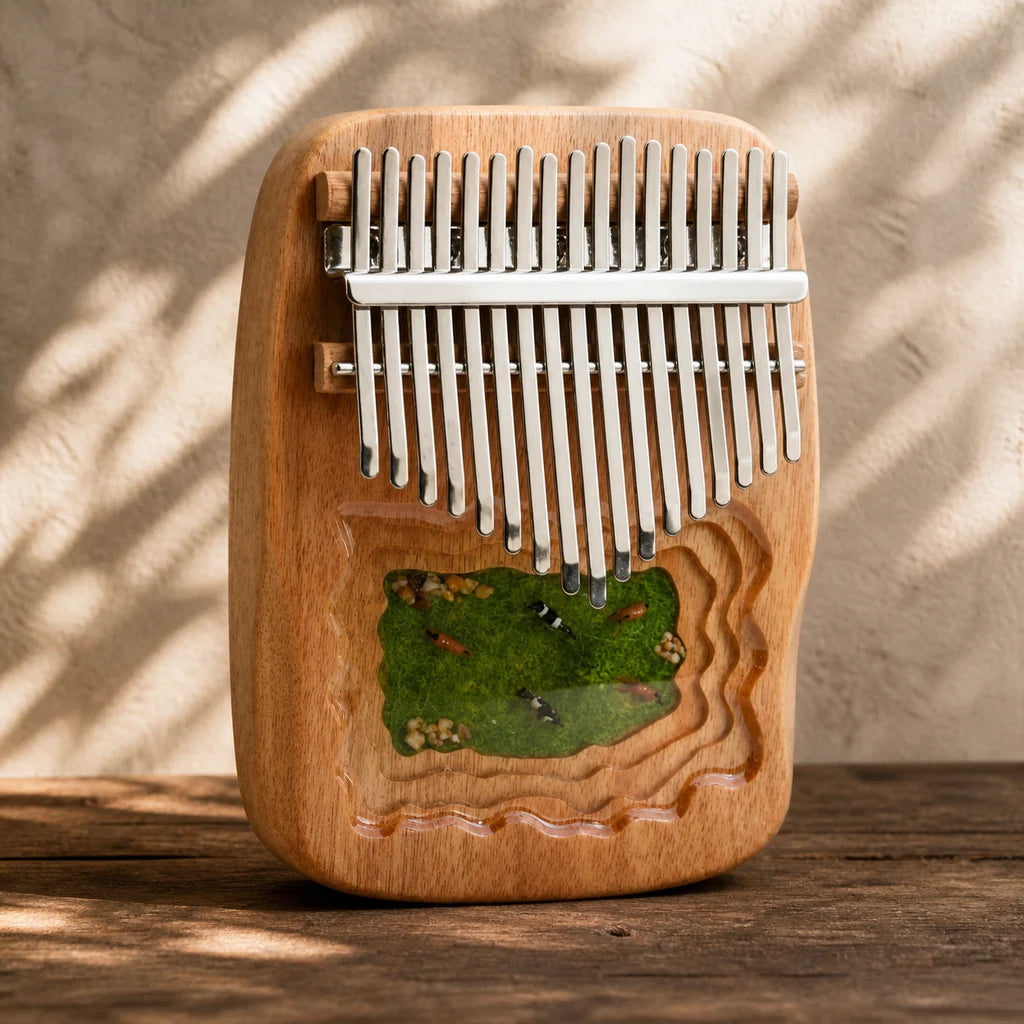 Mbira 17 Tasten - Mahagoni, Afrika-Edition - Kalimba - Variante 5 - Hauptansicht