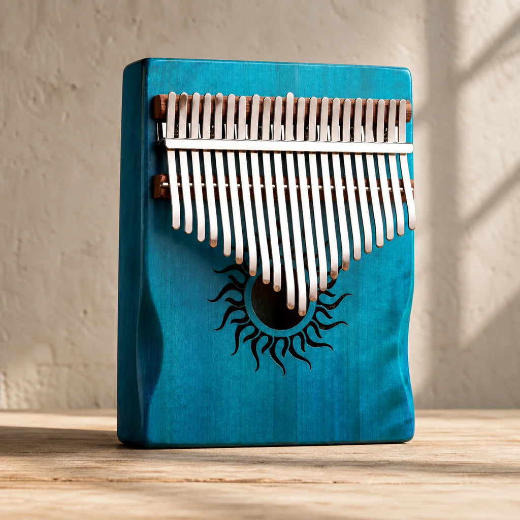 Kalimba 17 Tasten - Ahornholz, Diatonisch - Variante 2 - Hauptansicht