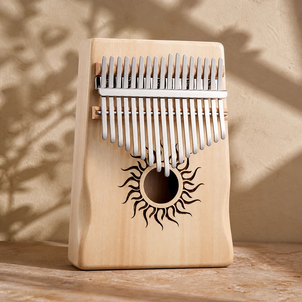 Kalimba 17 Tasten - Ahornholz, Diatonisch - Variante 3 - Hauptansicht