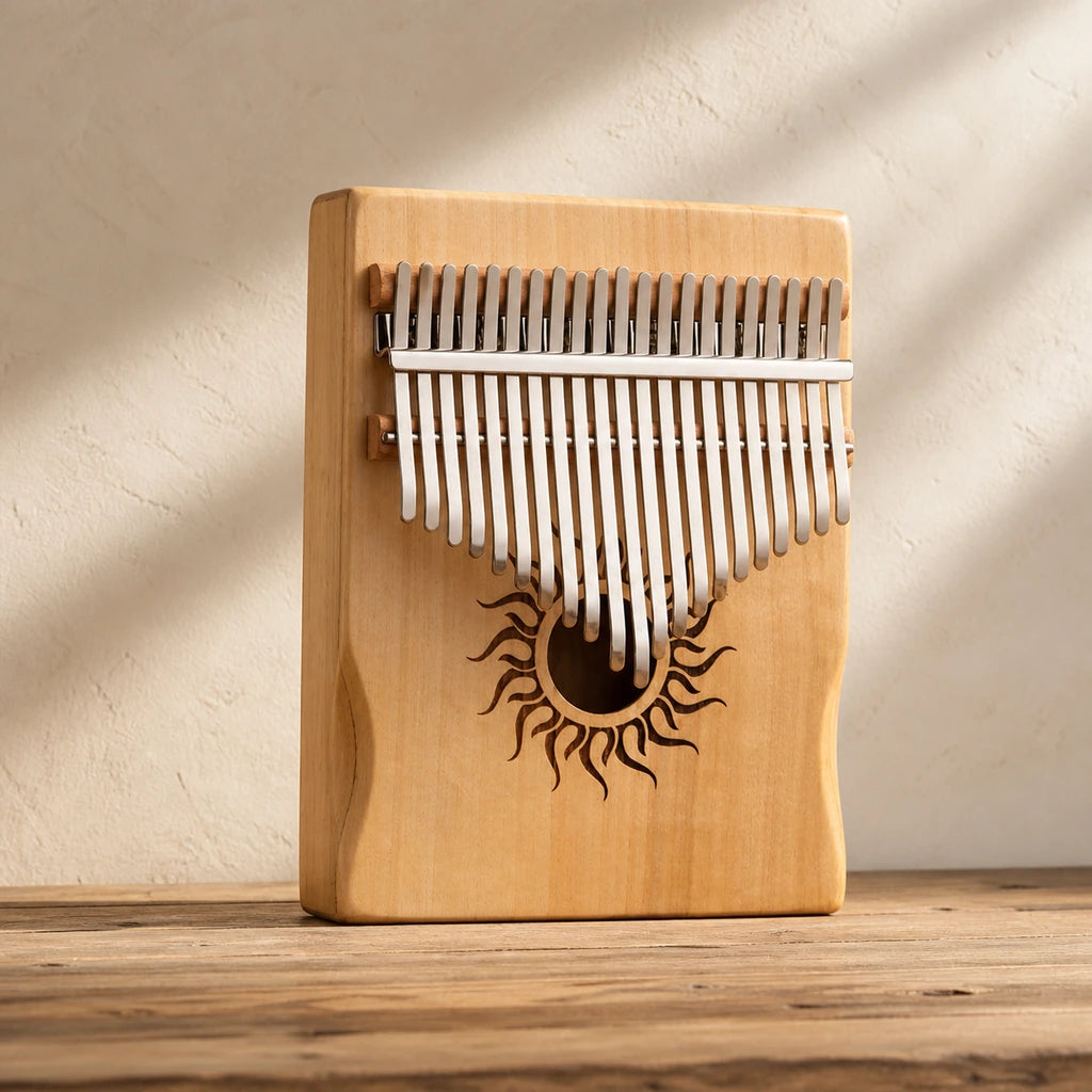 Kalimba 17 Tasten - Ahornholz, Diatonisch - Variante 4 - Hauptansicht