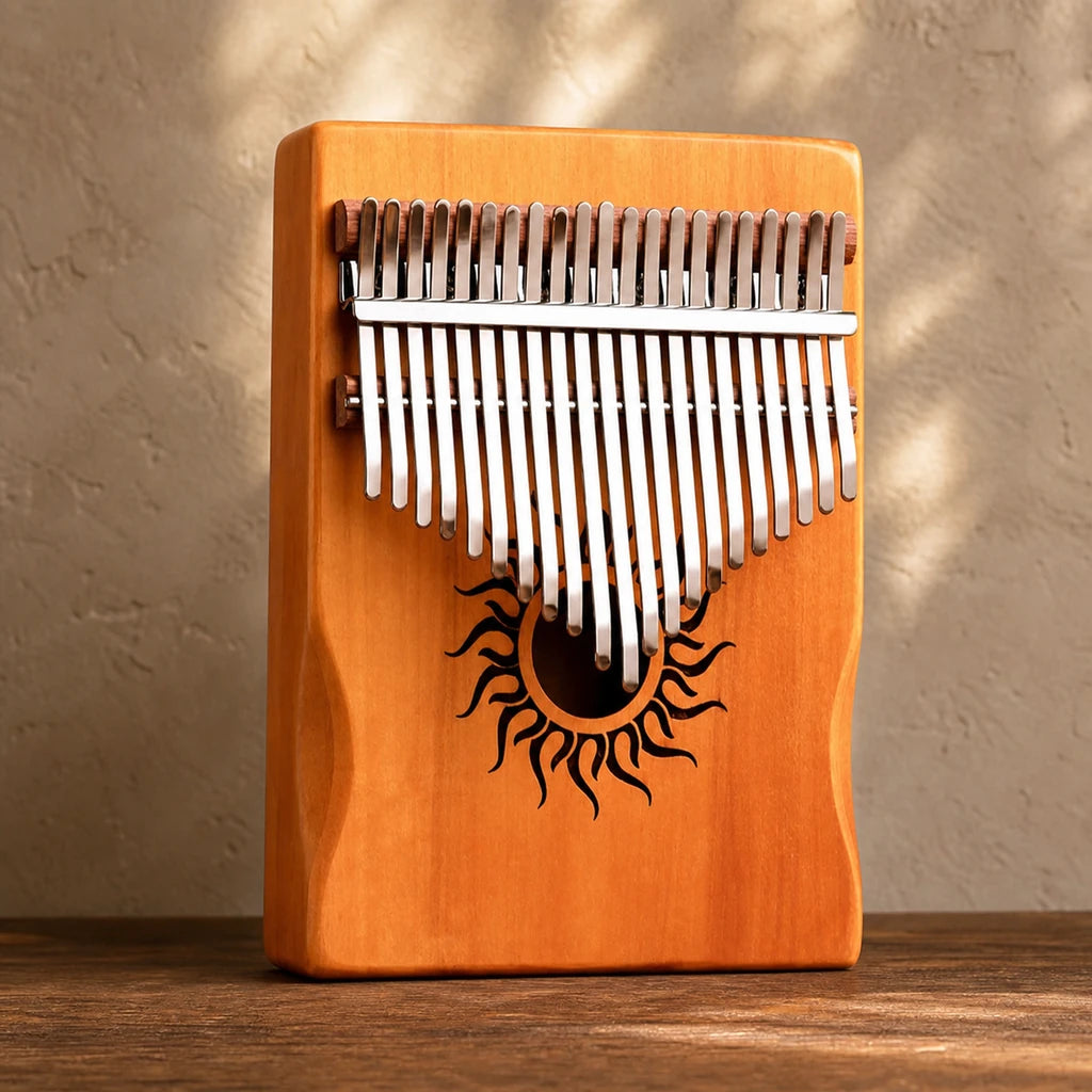 Kalimba 17 Tasten - Ahornholz, Diatonisch - Variante 6 - Hauptansicht