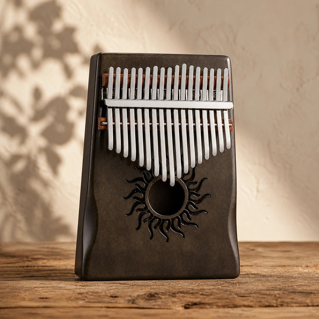Kalimba 17 Tasten - Ahornholz, Diatonisch - Variante 7 - Hauptansicht