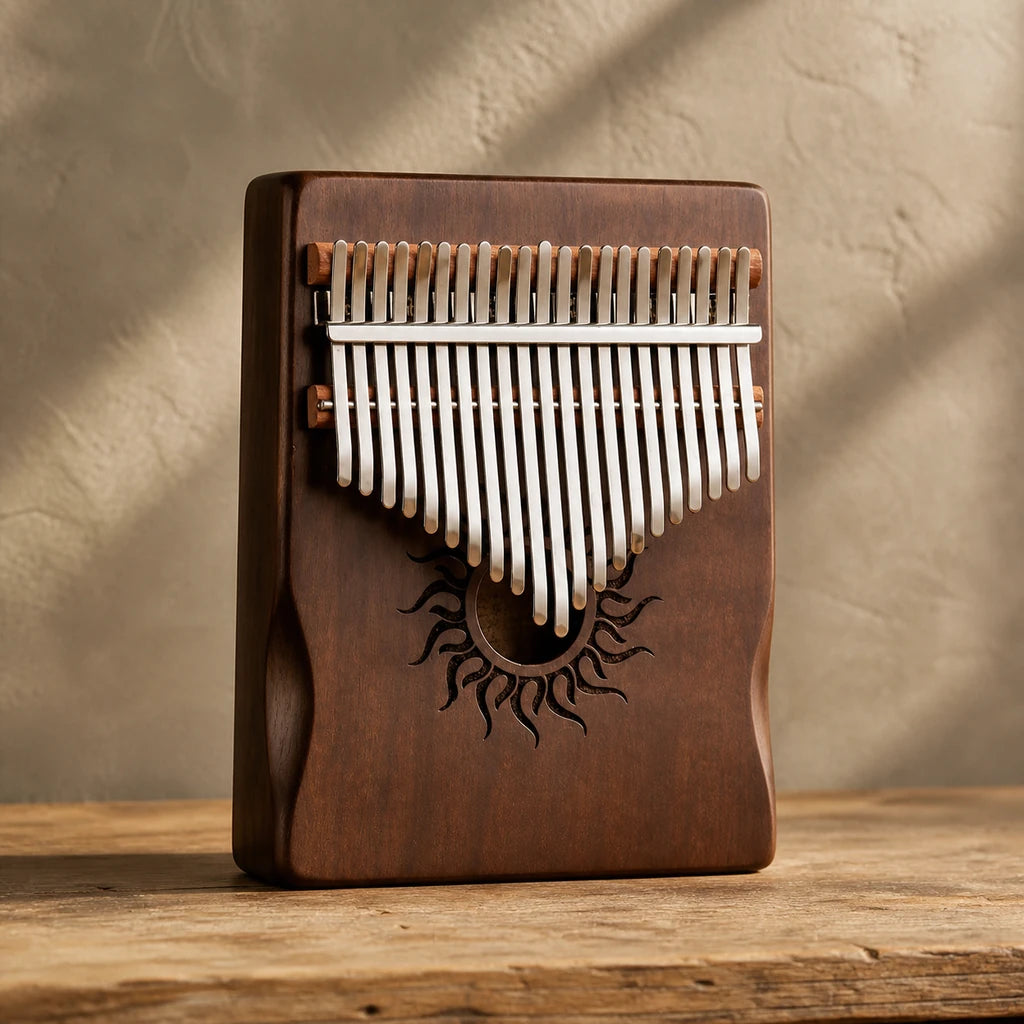 Kalimba 17 Tasten - Ahornholz, Diatonisch - Variante 8 - Hauptansicht