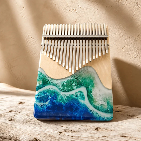 Kalimba 17 Tasten - Epoxidharz, Idiophon - 01 Hauptansicht