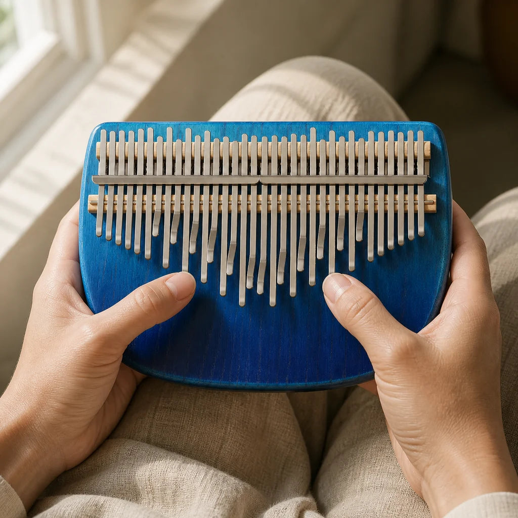 Kalimba 34 Tasten - Drum-Style - 02 Anwendung