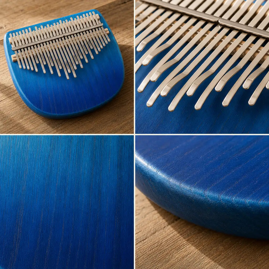 Kalimba 34 Tasten - Drum-Style - 04 Details