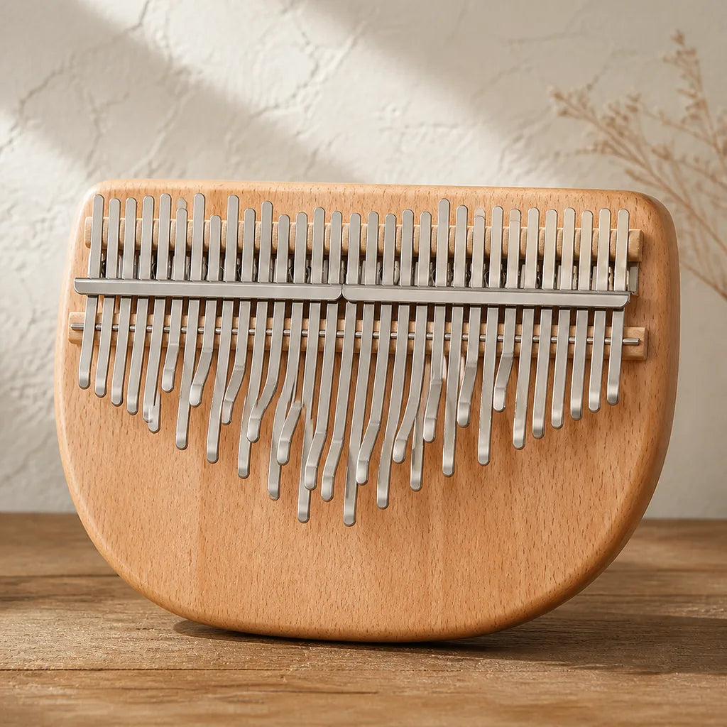 Kalimba 34 Tasten - Drum-Style - Variante 2 - Hauptansicht