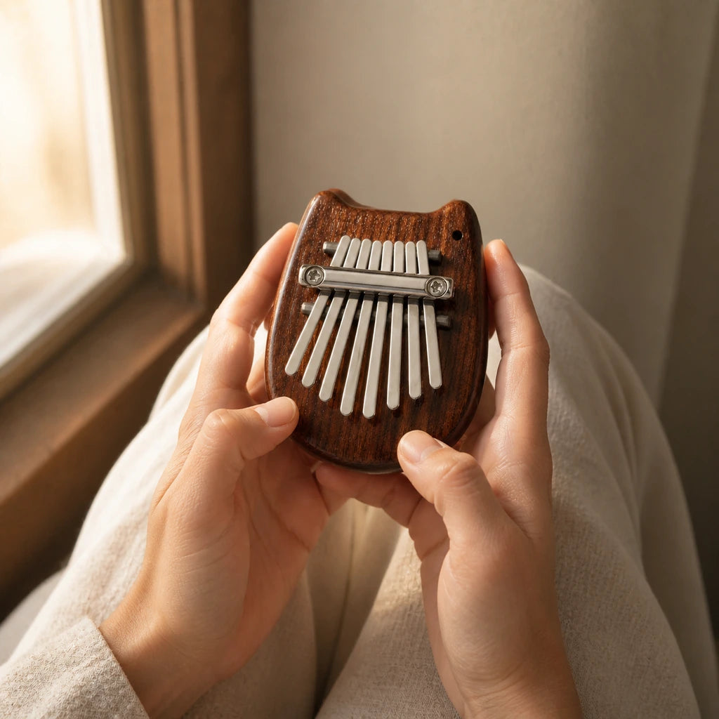 Kalimba 8 Tasten - Mini - 02 Anwendung