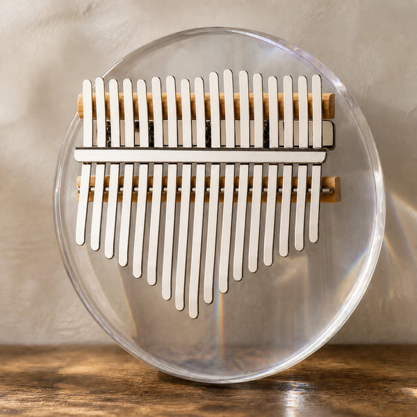 Kalimba 17 Tasten - Acryl, Rund - 01 Hauptansicht