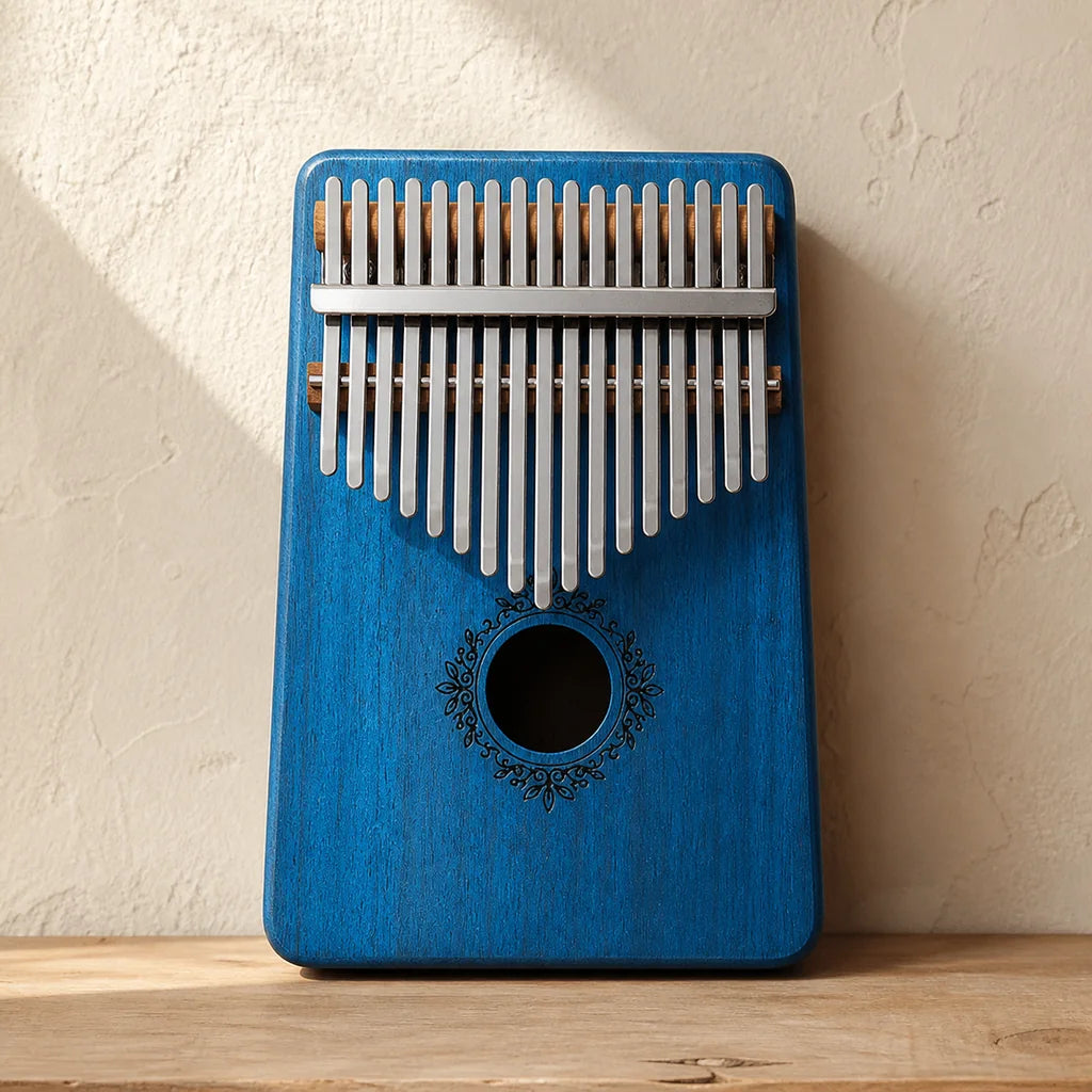 Kalimba 17 Tasten - Mahagoni, für Entspannung - Variante 2 - Hauptansicht