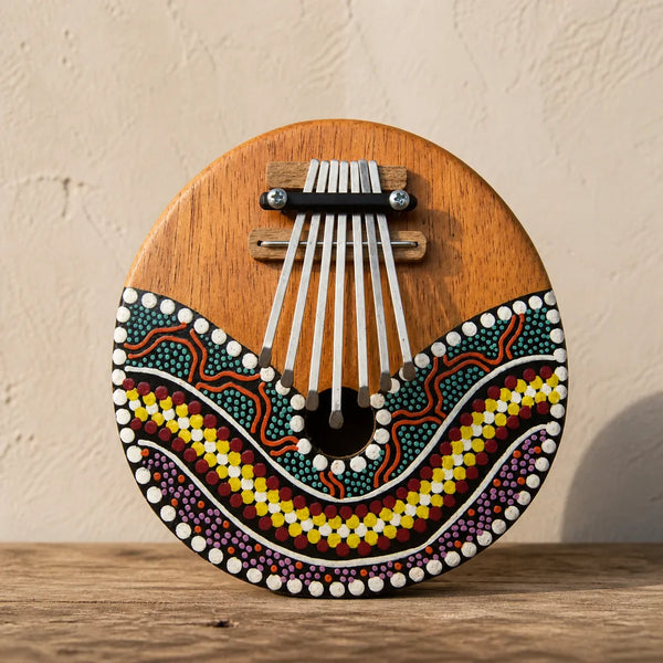 Kalimba 7 Tasten - Kokosnuss - 01 Hauptansicht