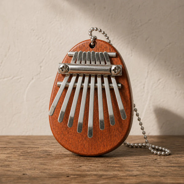 Kalimba 8 Tasten - Mahagoni, Pentatonisch Klassik - 01 Hauptansicht