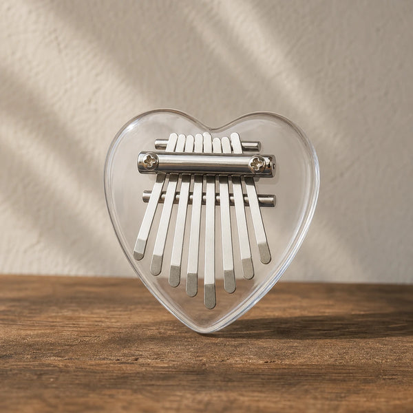 Kalimba 8 Tasten - Acryl, für Einsteiger - 01 Hauptansicht