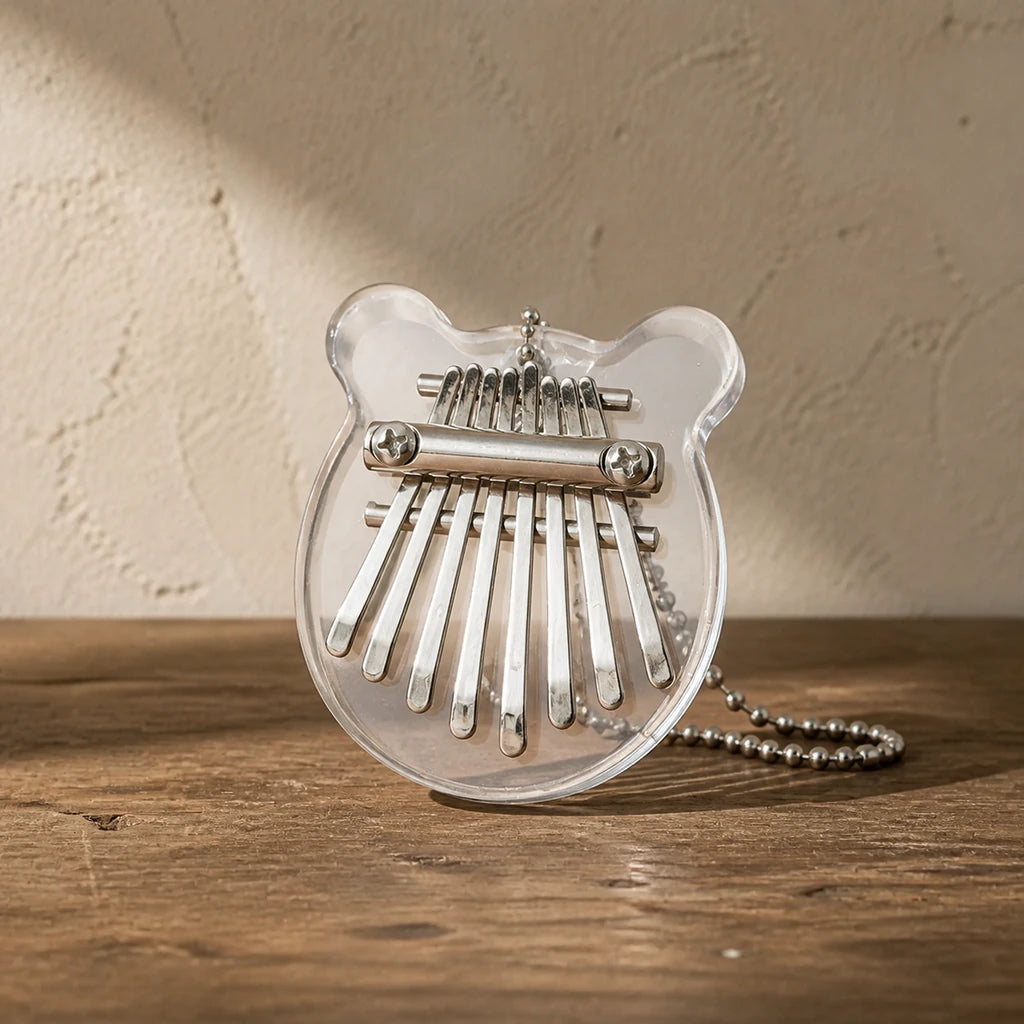Kalimba 8 Tasten - Acryl, für Einsteiger - Variante 3 - Hauptansicht