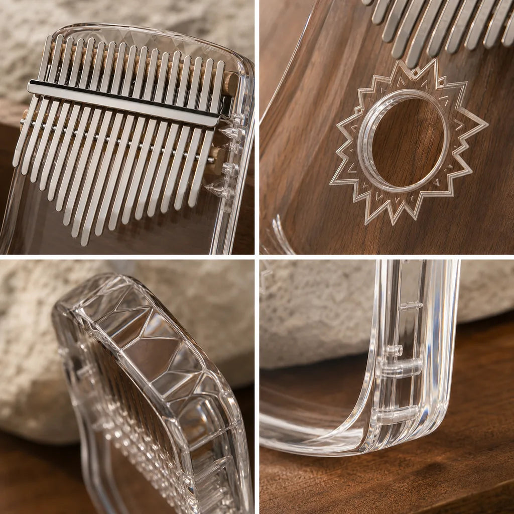 Kalimba 17 Tasten - Acryl Klassik - 04 Details