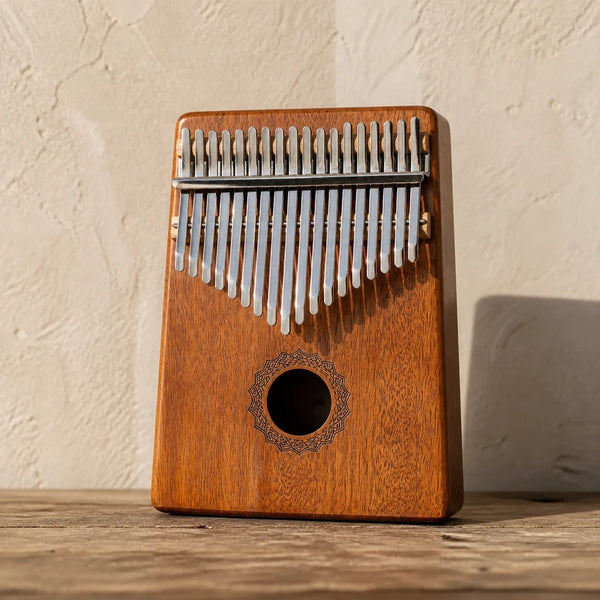 Kalimba 17 Tasten - Mahagoni, Klassik Edition - Holz - Hauptansicht
