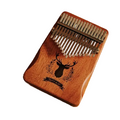 Kalimba 17 Notes en Bois de Hêtre Massif