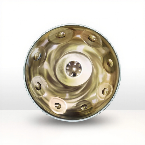 Odyssey handpan Celtic Ré mineur 9 notes accordé main – Resonance Handpan