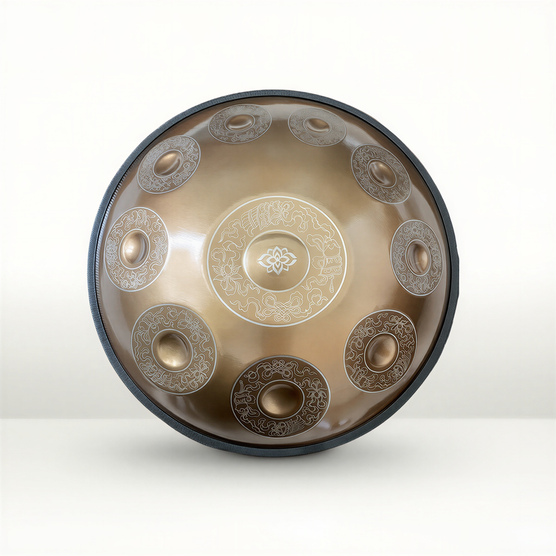 ELYSIUM handpan Ré mineur 9 notes acier nitruré – Resonance Handpan