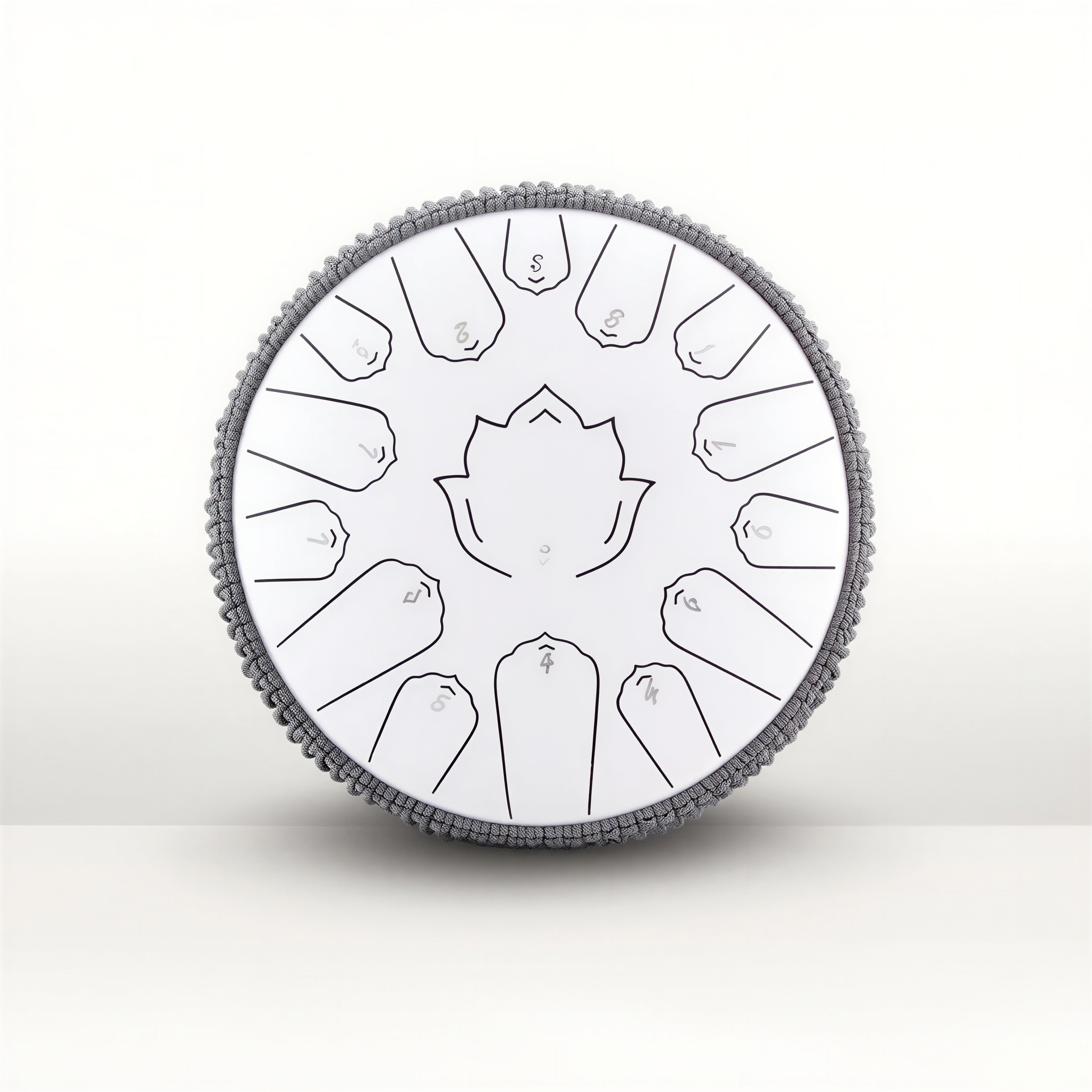 Tongue Drum 15 Noten in C-Dur (440 Hz) – 35 cm