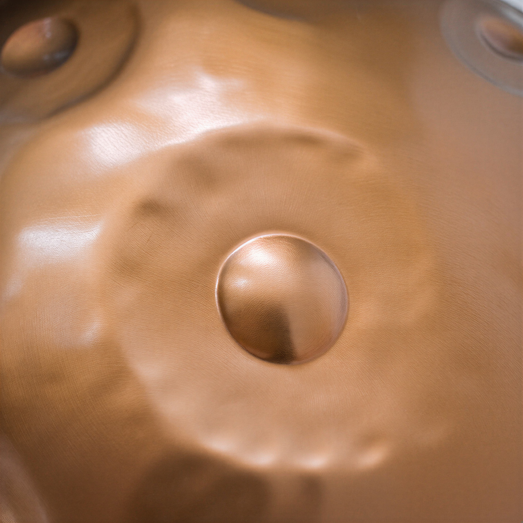 Handpan Artisanal en Acier Ember Kurd Ré mineur 9, 10 notes