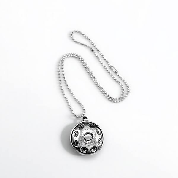 Pendentif handpan collier musical artisanal – Resonance Handpan
