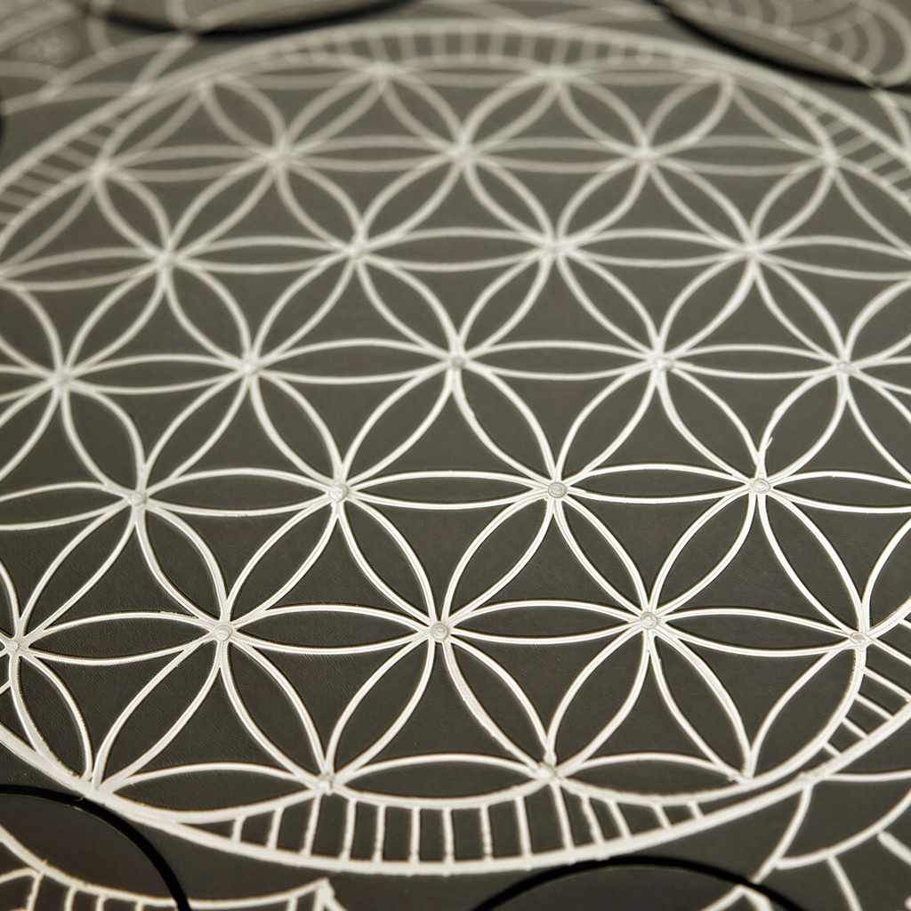 Tongue drum mandala 8 notes