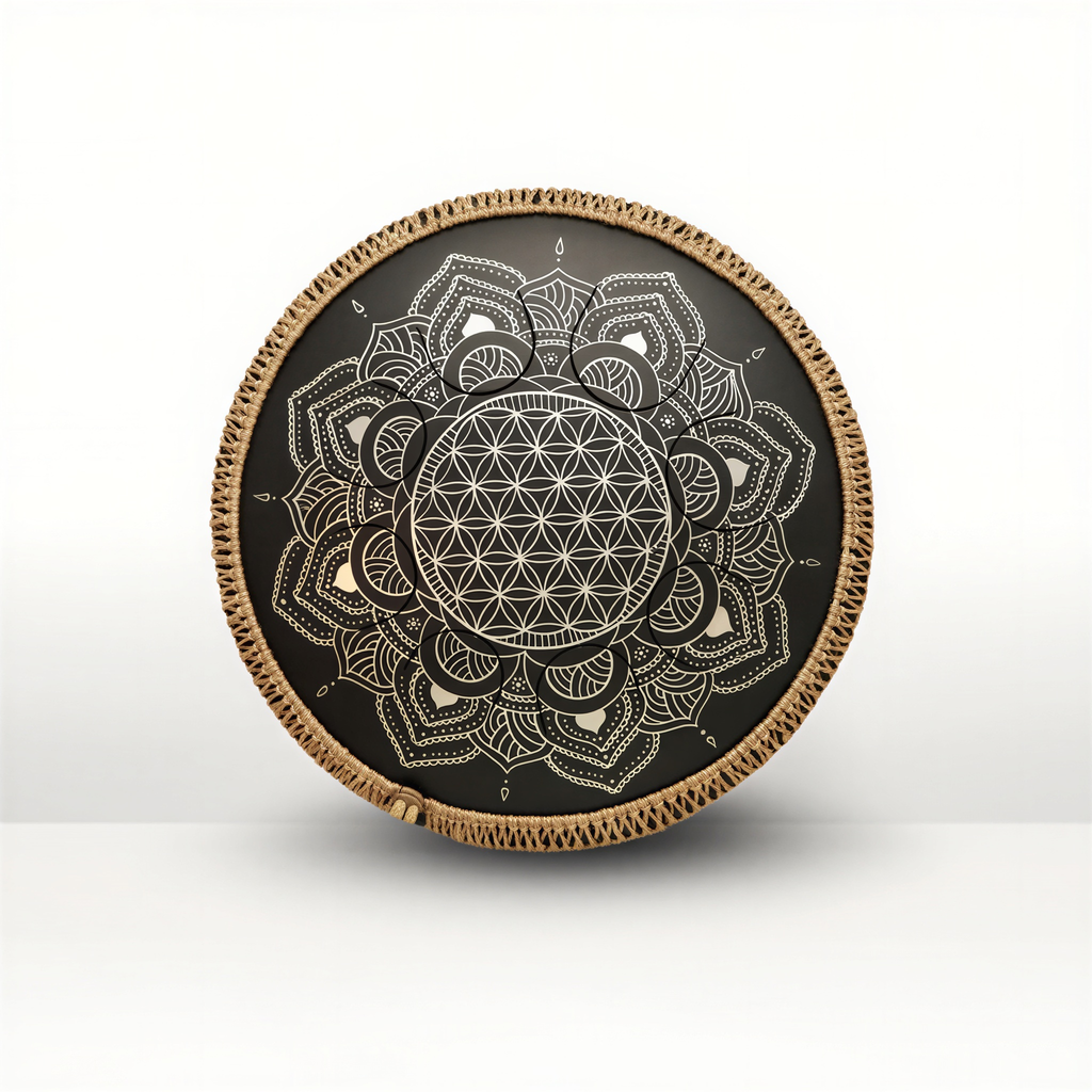 Tongue drum mandala 8 notes