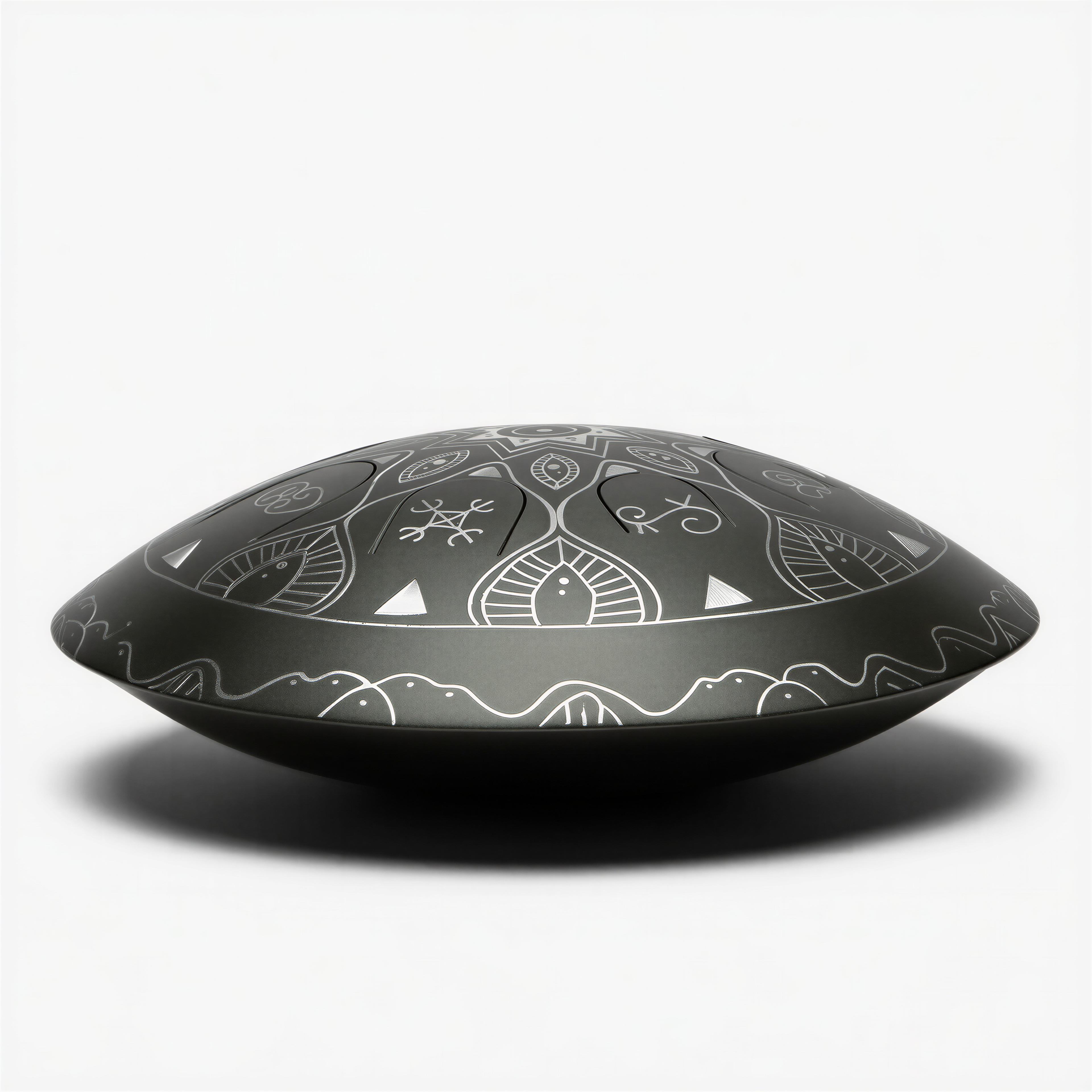 Tongue drum noir 8 notes